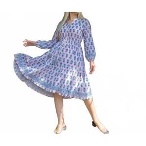 NEW SOHANA andrea dress in pink blue